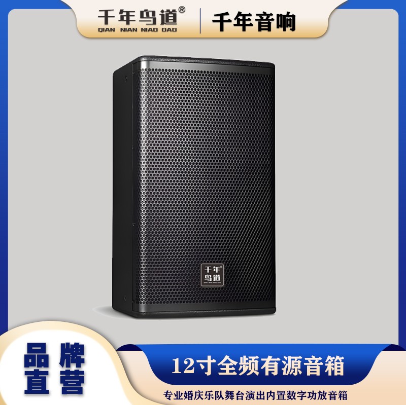 千年鸟道12寸全频有源音箱专业婚庆乐队舞台演出音响内置数字功放
