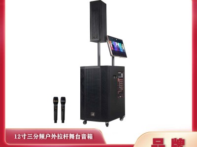 12 寸三分频户外拉杆舞台音箱