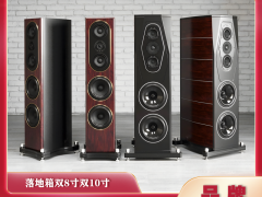 双单元落地箱：实木与金属碰撞的 HIFI 声学方案